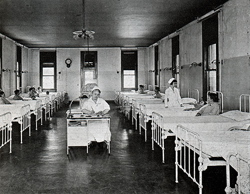 Hospital Ward, Ellis Island 1920s