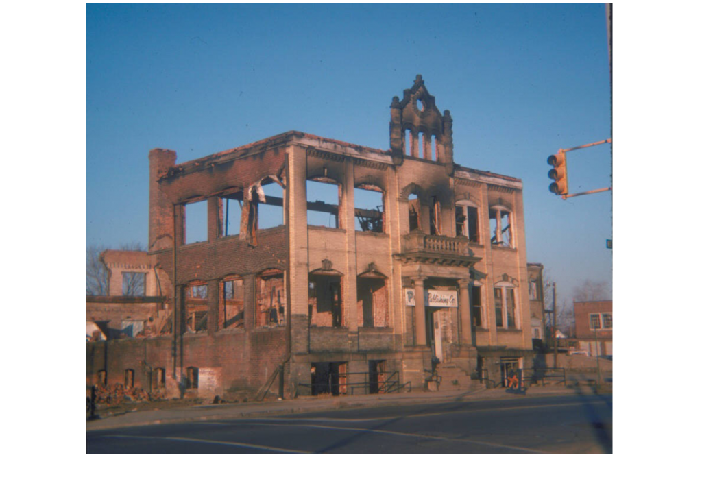 Paryski Printing Fire 1974 Nebraska Ave.