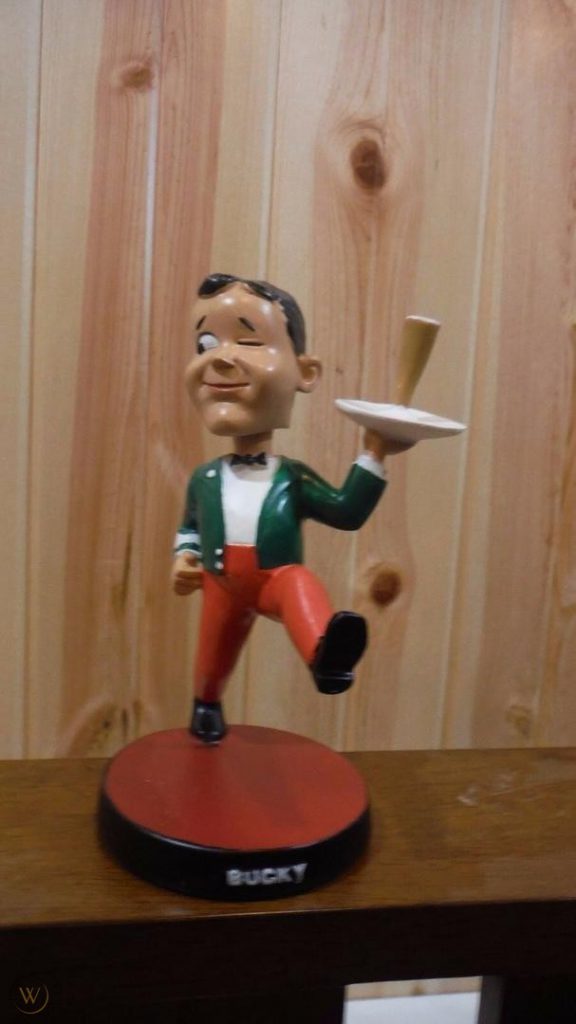 Bucky Bobblehead Distributed by Buckeye Beer