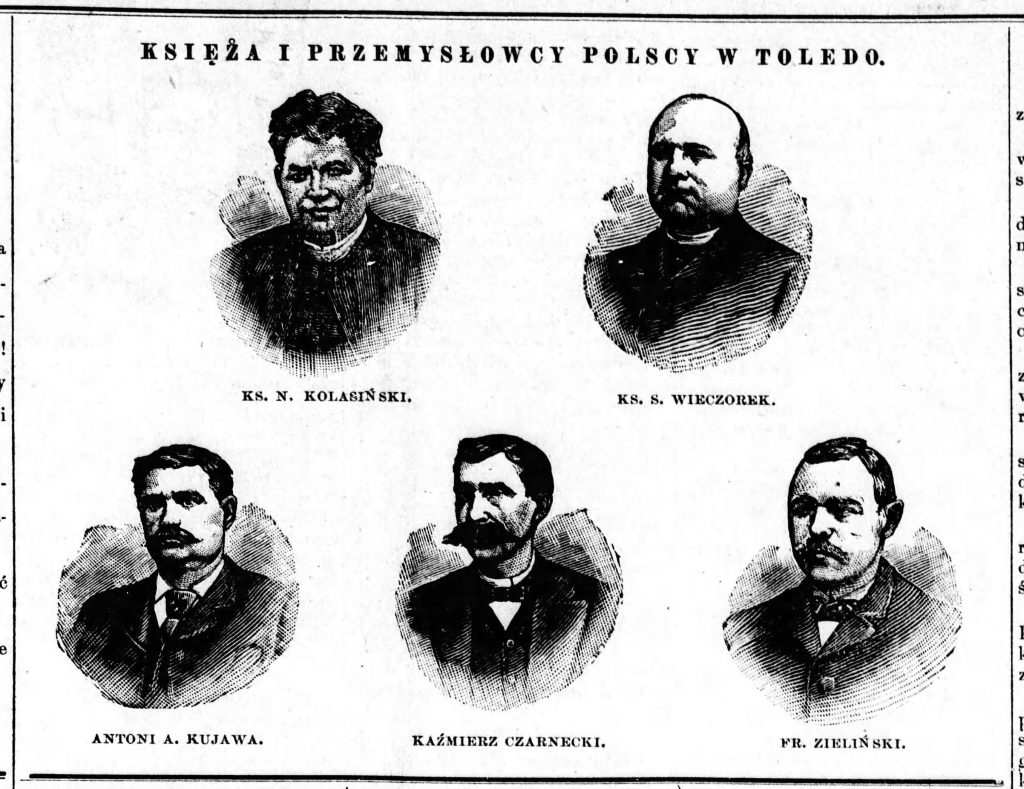 Priests and Industrialist of Toledo, Ohio, Ameryka 24 October 1890