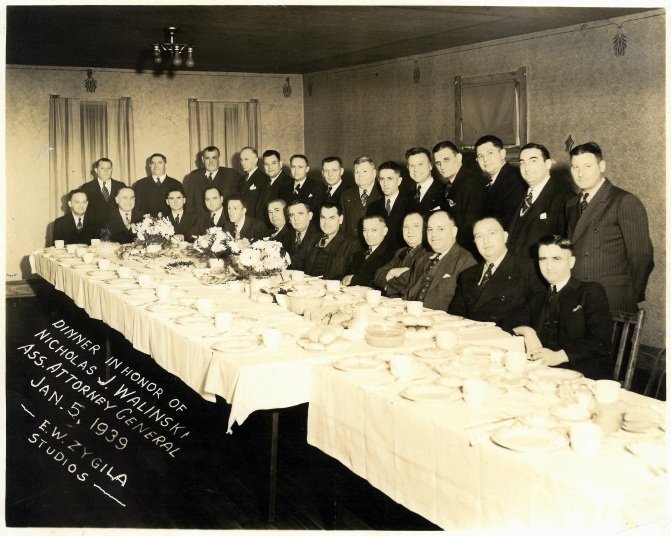 Junction Civic Club, Dinner in honor of Nicholas J. Walinksi 5 January 1939