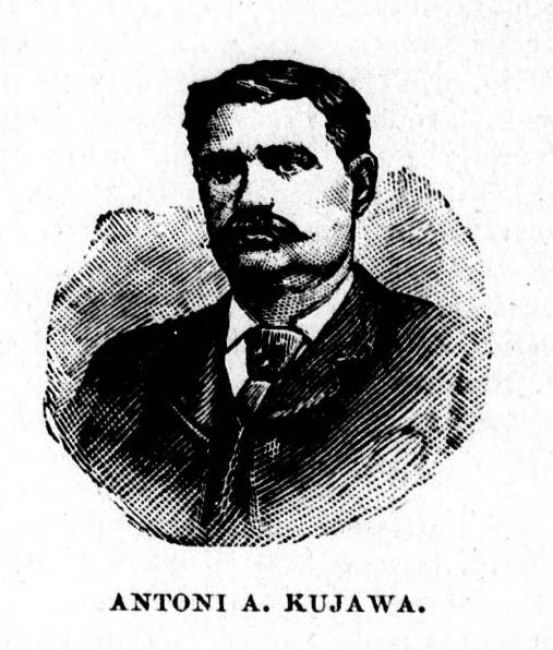 Antoni A. Kujawa, Portrait Published in Ameryka Echo 24 October 1890